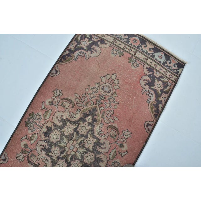 Oushak Bohemian Vintage Rug For Sale In Phoenix - Image 6 of 10