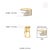 Luxury Multi-Row Diamond Open Cigar Cocktail Ring Size 6.5 in 14k Yellow Gold For Sale - Image 10 of 15