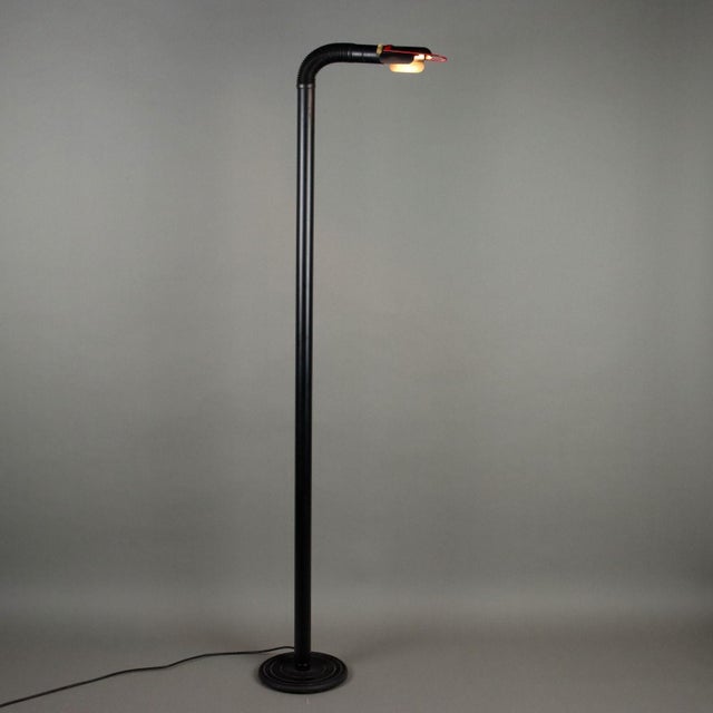 Vintage Floor Lamp in Metal from Targetti Sankey, Italy, 1980s For Sale - Image 9 of 9