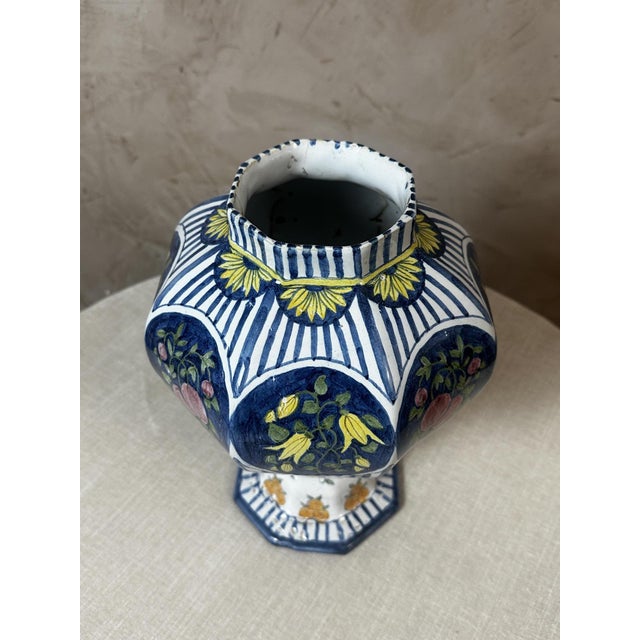 Vintage Vase in Polychrome, 1925 For Sale - Image 6 of 14