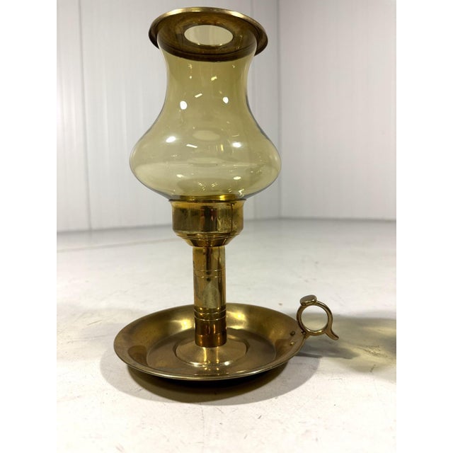 Danish Brass Candleholders from Peter Jensen, 1960s, Set of 2 For Sale - Image 4 of 17