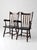 Brown Vintage Bennington Vermont Windsor Dining Chairs Set of 5 For Sale - Image 8 of 18