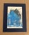 An expressive original abstract acrylic painting featuring layered passages of cobalt and cerulean blue contrasted with...