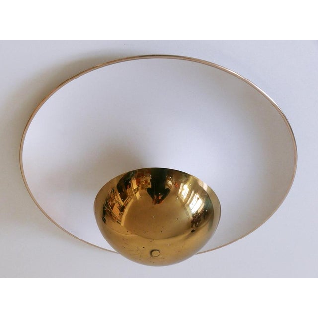 Gold Mid-Century Modern Ceiling Fixture by Bünte & Remmler, Germany, 1950s For Sale - Image 8 of 18