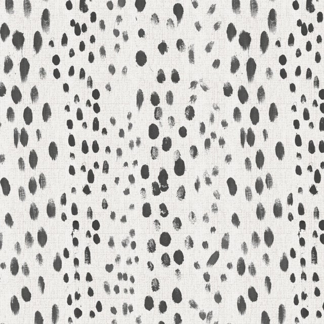 Not Yet Made - Made To Order Norah Platform Bed in Ink Linen Leopard, Twin For Sale - Image 5 of 6