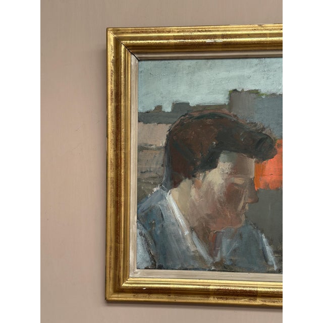 Sigrid Aminoff Oxenstierna, Figure in Profile, 1974, Oil on Panel, Framed For Sale - Image 6 of 18