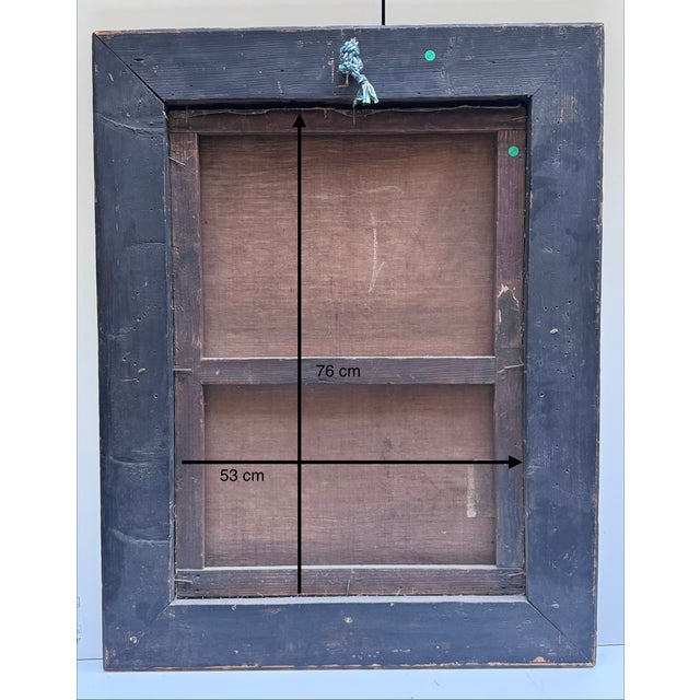 Unknown, Still Life with Flowers 1900, Oil on Canvas For Sale - Image 4 of 12