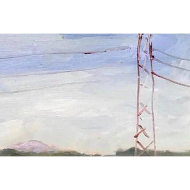 San Quentin Prison Plein‑Air Landscape (Original Oil on Masonite, 8″×12″) For Sale - Image 9 of 10