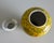 Set of Vintage Vases - Asian-Style Floral, Imari & Yellow Lidded Ginger Jar For Sale - Image 11 of 12