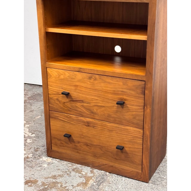 Room & Board Woodwind Double File Drawer Bookcase For Sale - Image 10 of 12