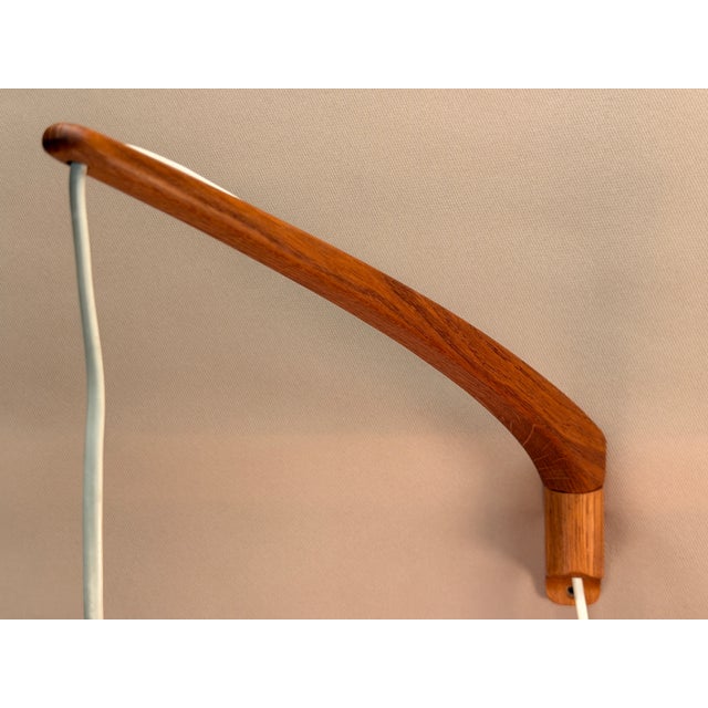 Brown Vintage Swedish Model 705 Wall Lamp by Uno & Östen Kristiansson for Luxus For Sale - Image 8 of 17