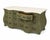 Coastal Coastal Wicker Chest Credenza by Whitecraft for Woodard Serpentine With Travertine Top For Sale - Image 3 of 6