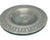 Stephen Schlanser 16'' Diameter Silver Glass Bowl Centerpiece Greek Key. Signed For Sale - Image 4 of 10