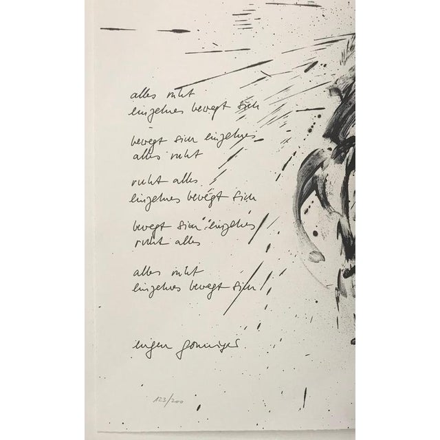 Günther Uecker, Erker Meeting 4, 1987, Lithograph For Sale - Image 4 of 5