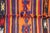 Textile 1970s Turkish Ethnic Design Striped Orange Small Kilim Rug For Sale - Image 7 of 13