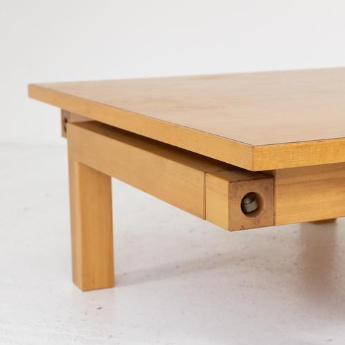 Coffee Table Convertible Into Dining Table, 1970s For Sale - Image 9 of 11