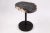2020s Living Edge Petrified Wood Top W Black Metal Stand Accent Table or Side Table 53 For Sale - Image 5 of 5