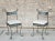 1990s Vintage Upholstered Bistro Chairs For Sale - Image 5 of 11
