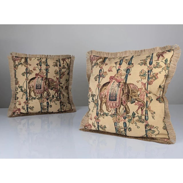 Vintage Cushions by Gaston and Daniela, 1960s, Set of 2 For Sale - Image 9 of 12
