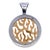 Vintage Bvlgari Tondo Fire Diamond 18k Stainless Pendant For Sale In Las Vegas - Image 6 of 8