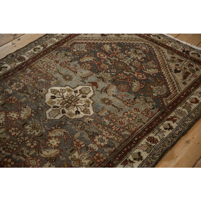 Vintage Distressed Hamadan Rug - 3'6" x 5'3" For Sale - Image 9 of 11