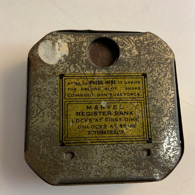 1935 Marvel Register Pocket Bank For Sale - Image 4 of 5