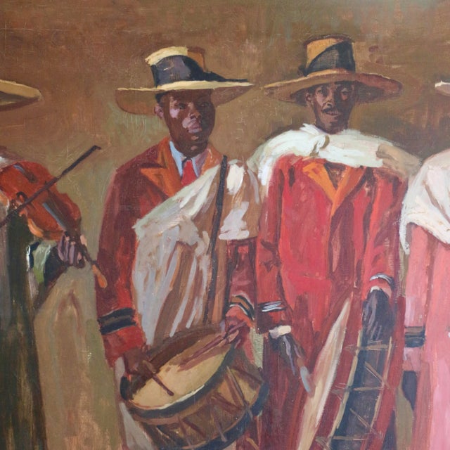 1930s George-André Klein, Figurative Composition, 1937, Oil on Canvas For Sale - Image 5 of 13
