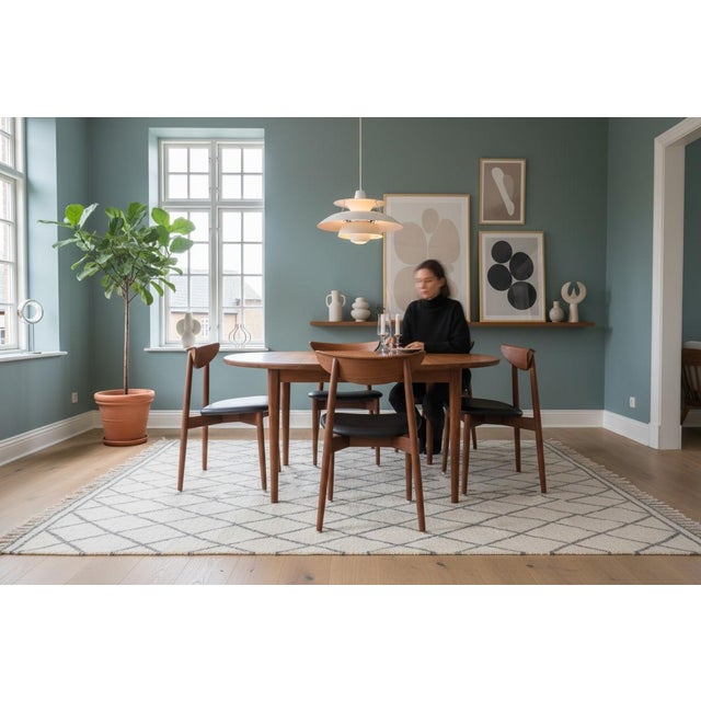 Brown Chair in Teak by Harry Østergaard for Randers Møbelfabrik, 1960s, Set of 4 For Sale - Image 8 of 13