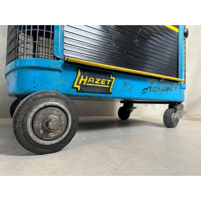 Metal Vintage Industrial Trolley in Metal, 1960s For Sale - Image 7 of 18