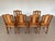 Antique French Colonial Rattan Dining Chairs – Set of 6 For Sale - Image 4 of 12