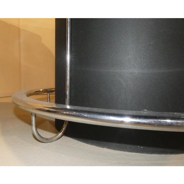 Game Table in Leather and Steel, Italy, 1970s For Sale - Image 15 of 18