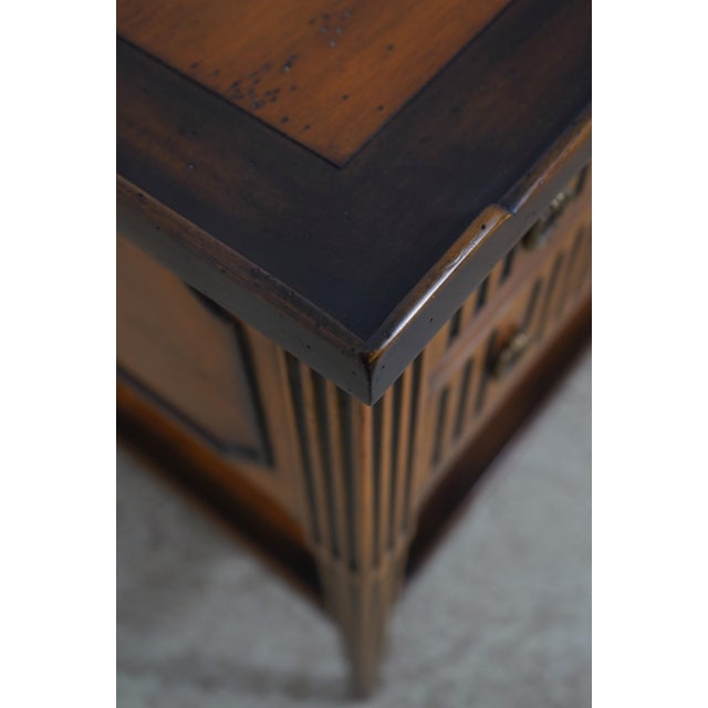 Theodore Alexander Country 2 Drawer Lamp Table For Sale - Image 10 of 18
