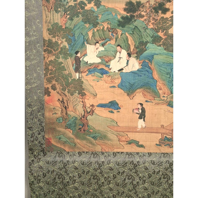 Chinese Chinese Landscape Scroll For Sale - Image 3 of 8