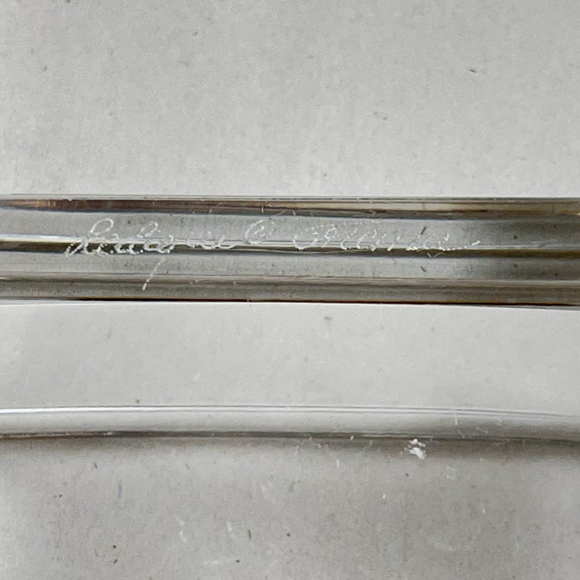 René Lalique Crystal ‘Duncan’ Square Trinket Box For Sale - Image 9 of 9