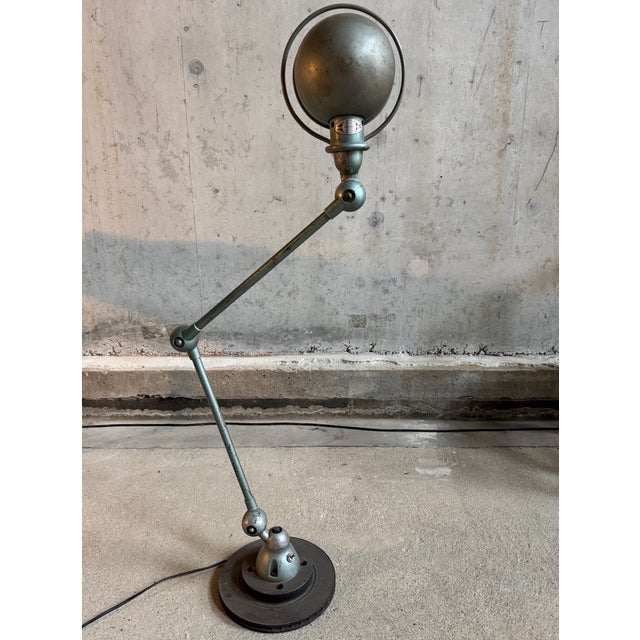 Metal Industrial Lamp by Jean Louis Domecq for Jieldé, 1950s For Sale - Image 7 of 7