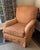 Nancy Corzine 2120 Chattingham Lounge Cut Velvet Roll Arm Club Chair.