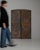 This 1900 - 1909 door from France is finished in chocolate, worked in iron. Its form follows honest, well-proportioned...