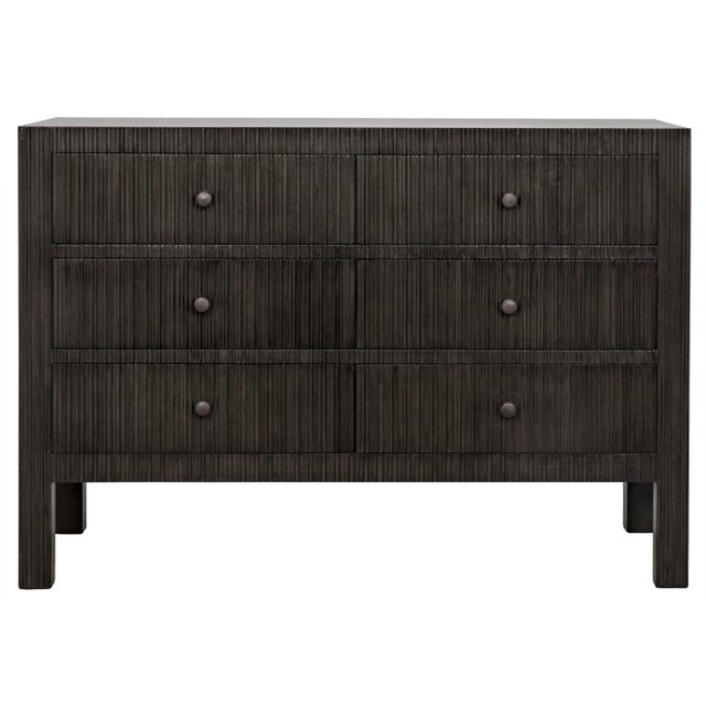 Elegance interpreted, this solid mahogany dresser is distinguished by its clean lines, expert handcraftsmanship, and the...