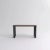 Small Walnut and Black Marble "Sunday" dining table - Jean-Baptiste Souletie Dimensions: 150 W x 50 D x 74.5 H cm...