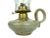 Late 20th Century Handmade Oil Lamp Pottery With Glass Shade by Conti For Sale - Image 4 of 11