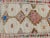 Early 20th Century Vintage Turkish Tulu Runner With Ivory, Rose, Blue, and Multicolor 3'9 X 11'4 For Sale - Image 5 of 11