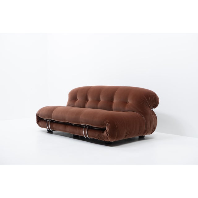 Cassina Vintage Soriana Sofa by Afra & Tobia Scarpa for Cassina, Italy, 1970s For Sale - Image 4 of 13