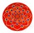 Intreccio Red 4-Piece Place Setting | Hand-Painted Italian Dinnerware From Deruta For Sale - Image 11 of 12