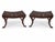 Mid Century Modern Klismos Accent Benches - Pair For Sale - Image 4 of 4