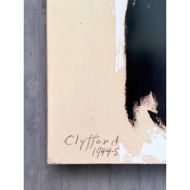 Clyfford Still Abstract Expressionist Lithograph Print Exhibition Poster " Ph - 23 " 1944 For Sale In Kansas City - Image 6 of 8