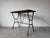 Spanish Revival Vintage Spanish Mediterranean Style Wrought Iron & Ceramic Tile Outdoor Patio Table For Sale - Image 3 of 12