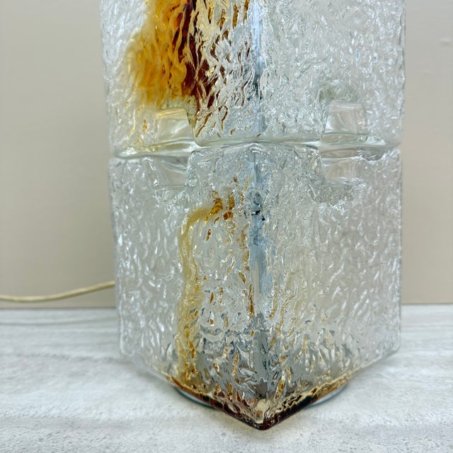 Murano Glass Table Lamp by Toni Zuccheri for Mazzega, 1970s For Sale - Image 15 of 17