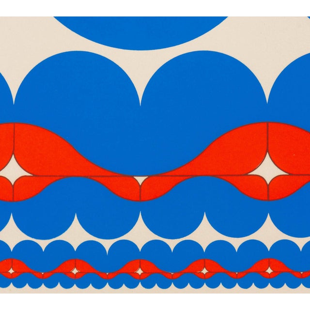 Ronald Abram Infinitesimale Constantes, Silkscreen in Colors, 1970 For Sale - Image 4 of 9