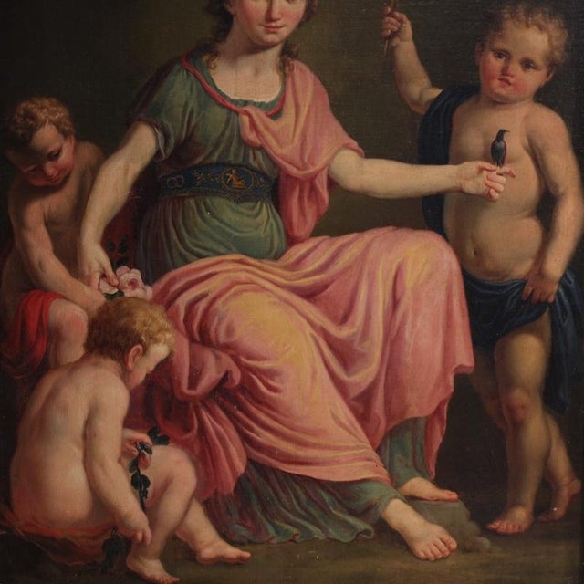After Giuliano Traballesi, Aurora Triumphing Over Night, 1780, Oil Painting on Canvas For Sale - Image 14 of 16