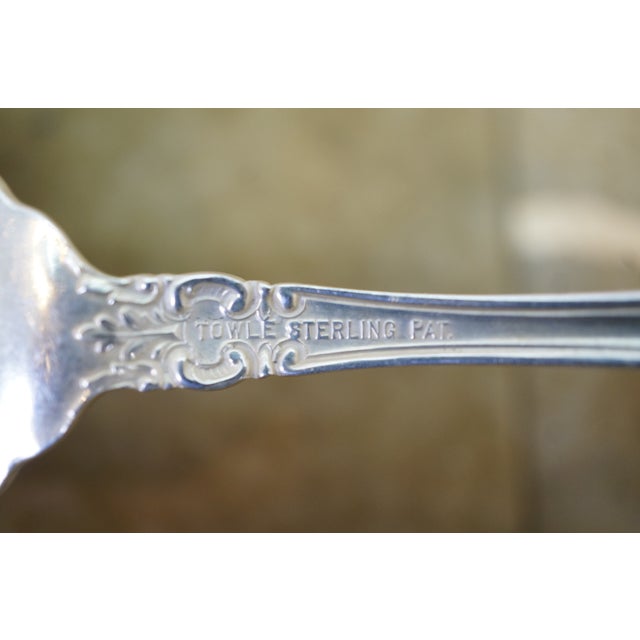 Mid 20th Century Towle "Old Mirror" Baroque Sterling Silver Flatware Service - 40 pcs For Sale - Image 11 of 16